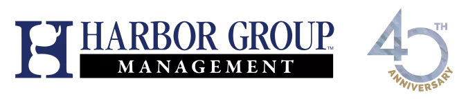 Harbor Group Management 40 Anniversary Logo